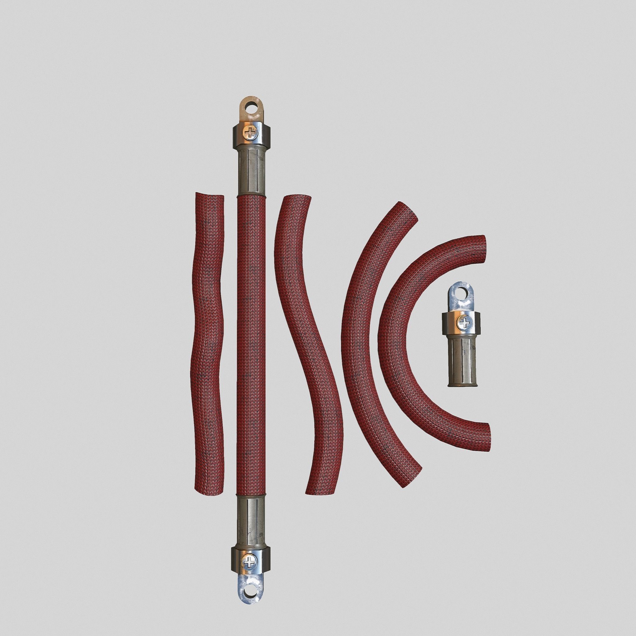 Hydraulic pipeline V1 3D model_1