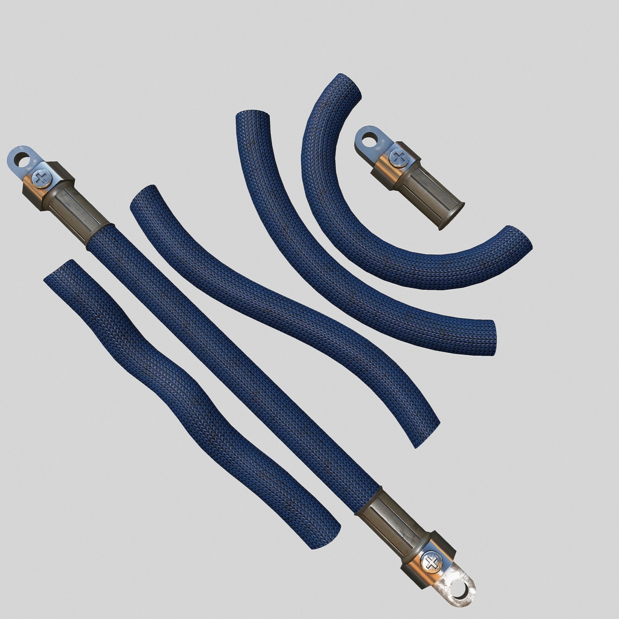 Hydraulic pipeline V1 3D model_4
