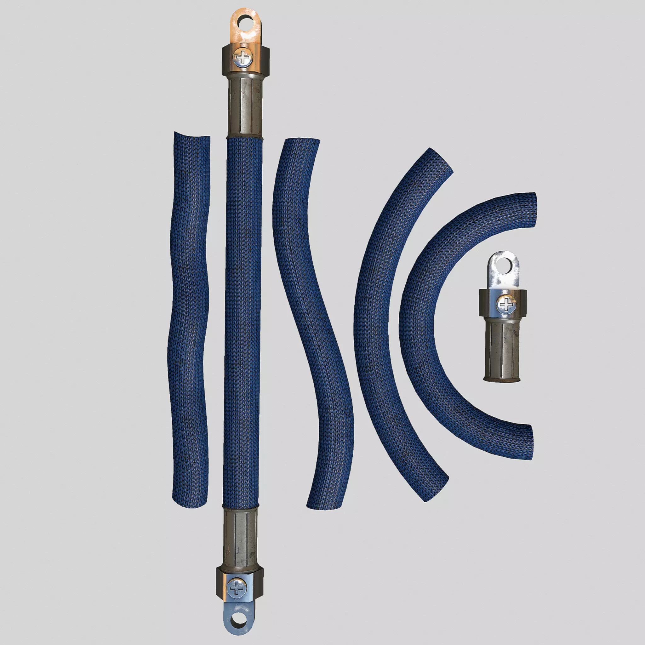 Hydraulic pipeline V1 3D model_0