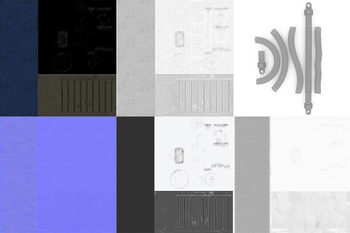 Hydraulic pipeline V1 3D model_8