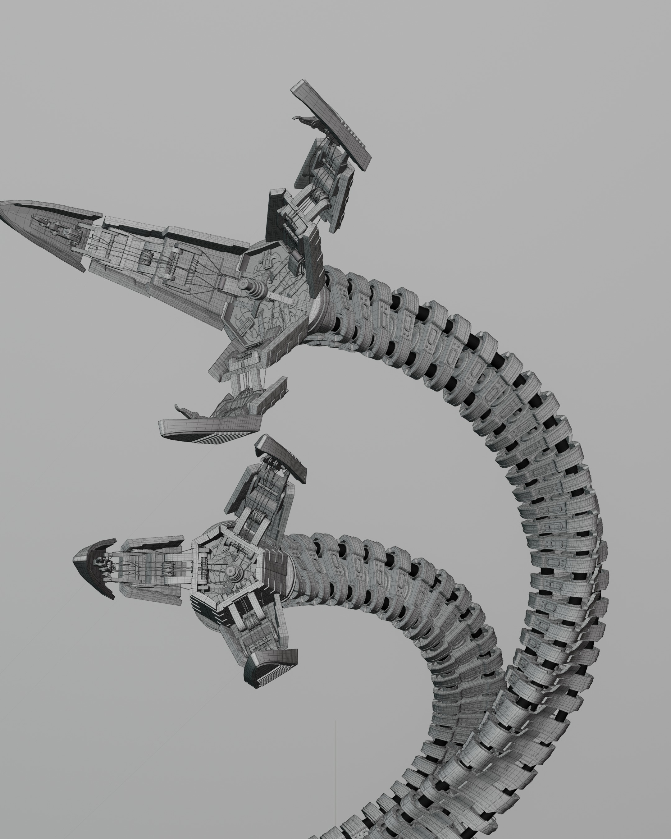  Spider-Man 2 Doc Ock Arms Rigged 3D model_7