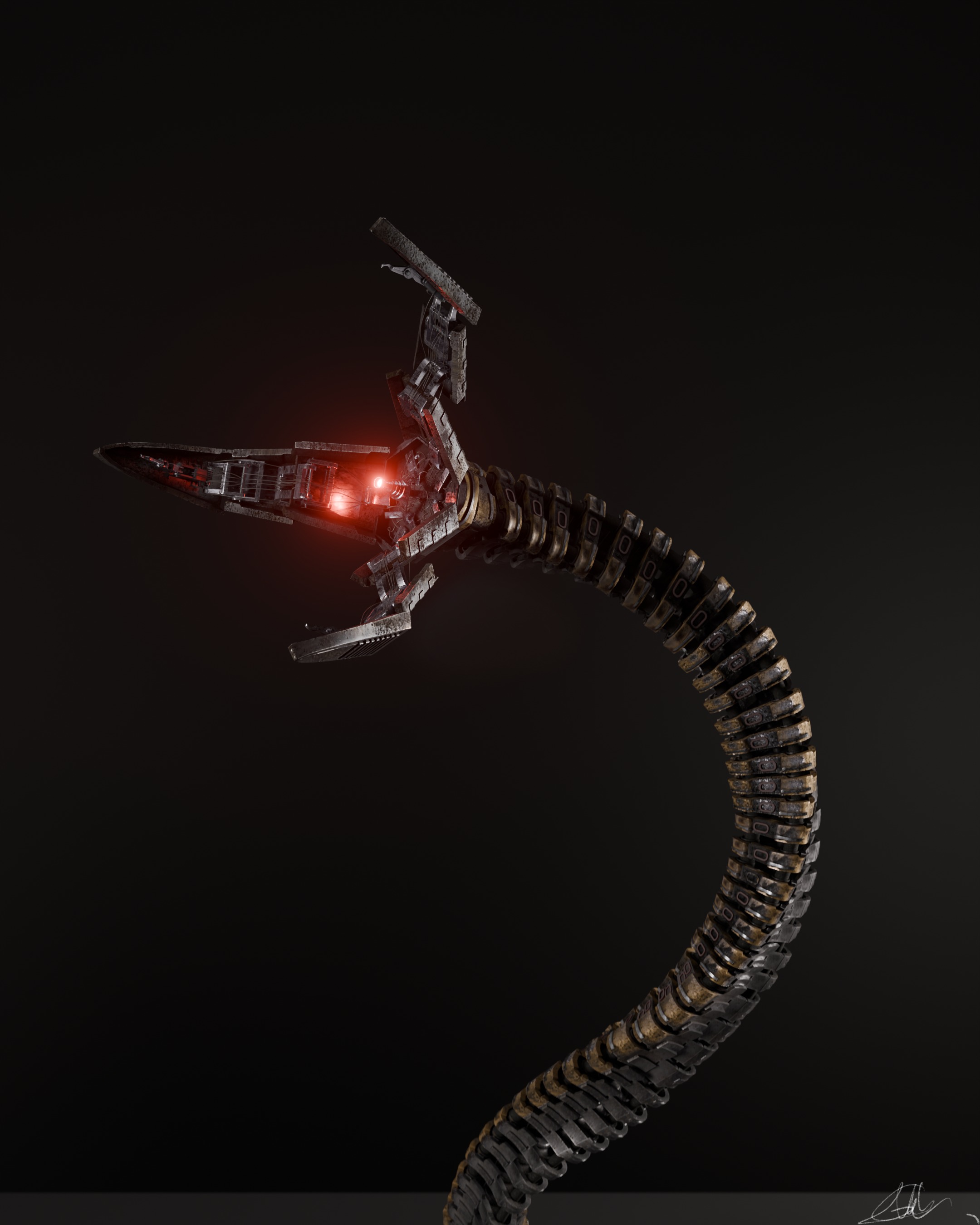  Spider-Man 2 Doc Ock Arms Rigged 3D model_10
