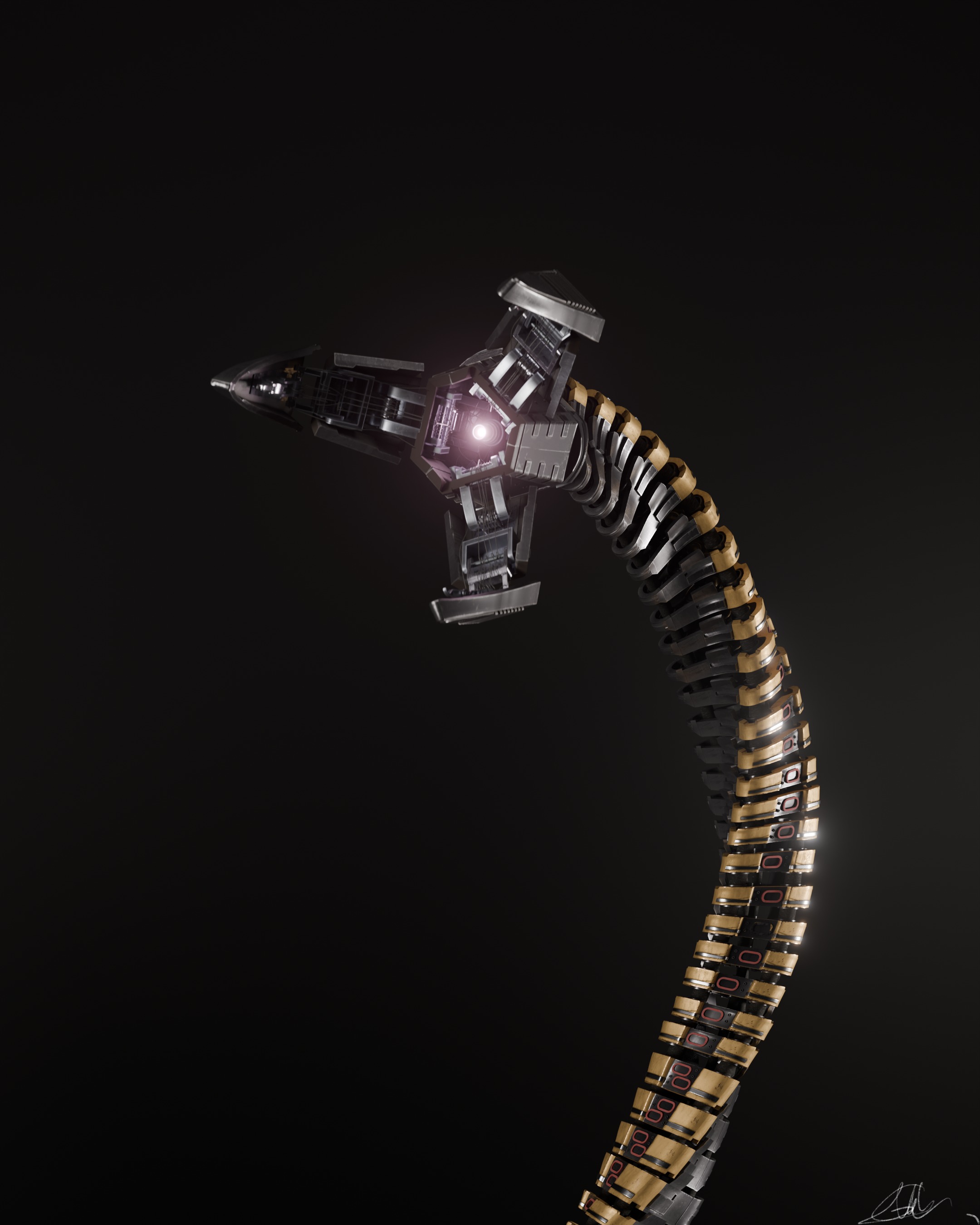  Spider-Man 2 Doc Ock Arms Rigged 3D model_11
