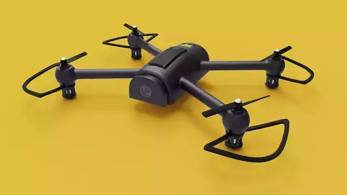 Black Drone 3D model