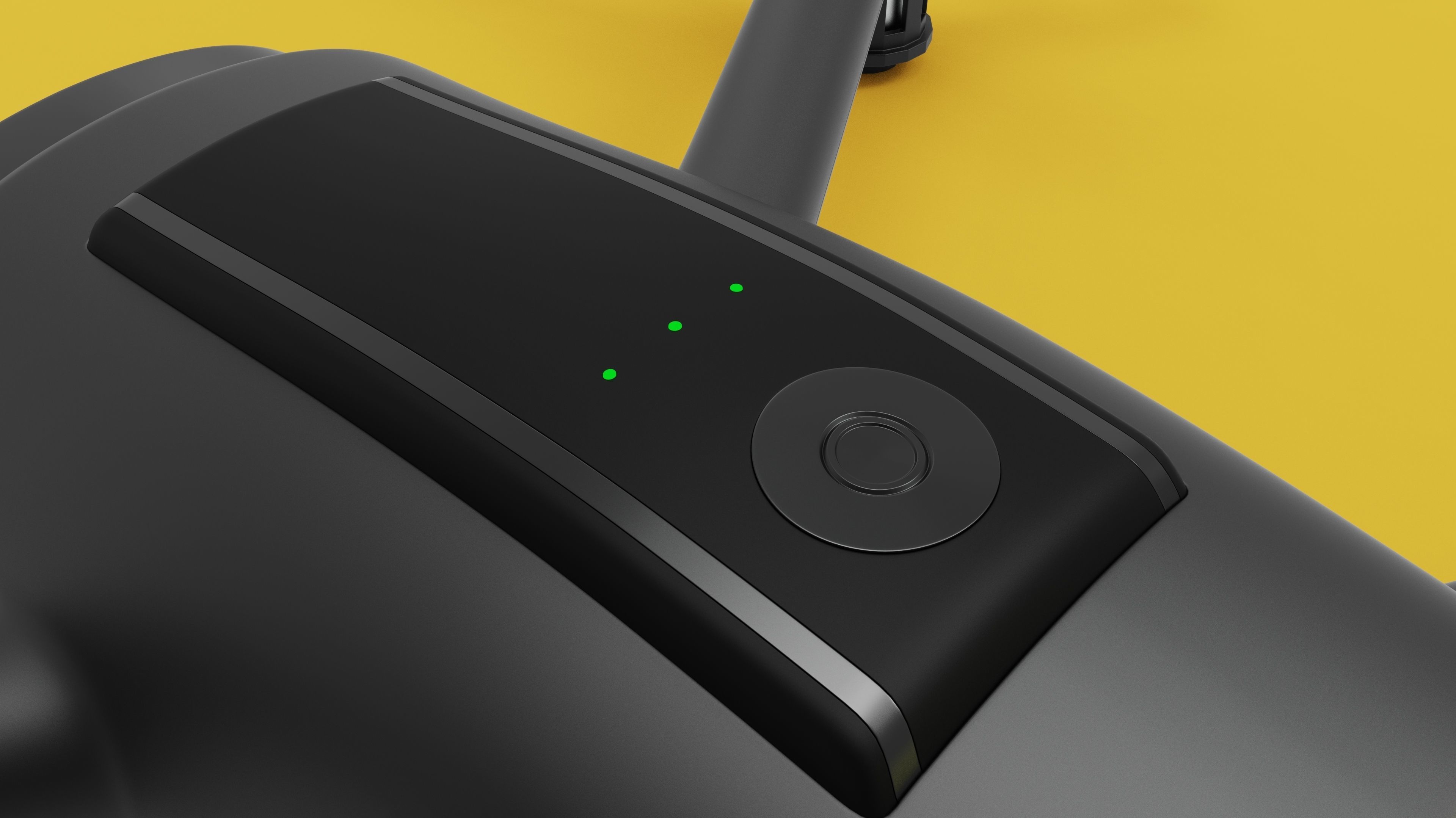 Black Drone 3D model_10