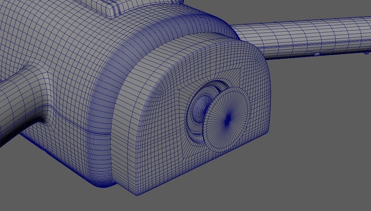 Black Drone 3D model_26