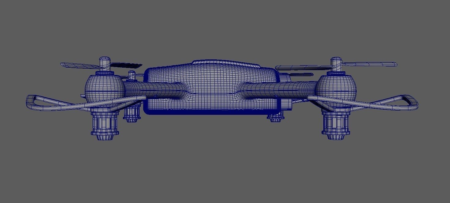 Black Drone 3D model_28