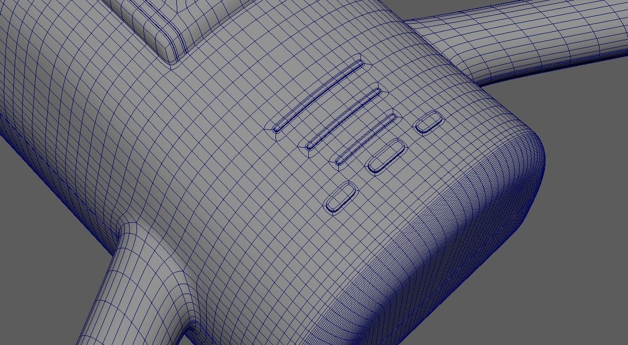 Black Drone 3D model_24