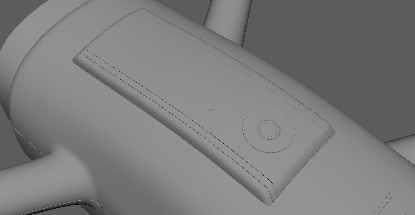 Black Drone 3D model_18