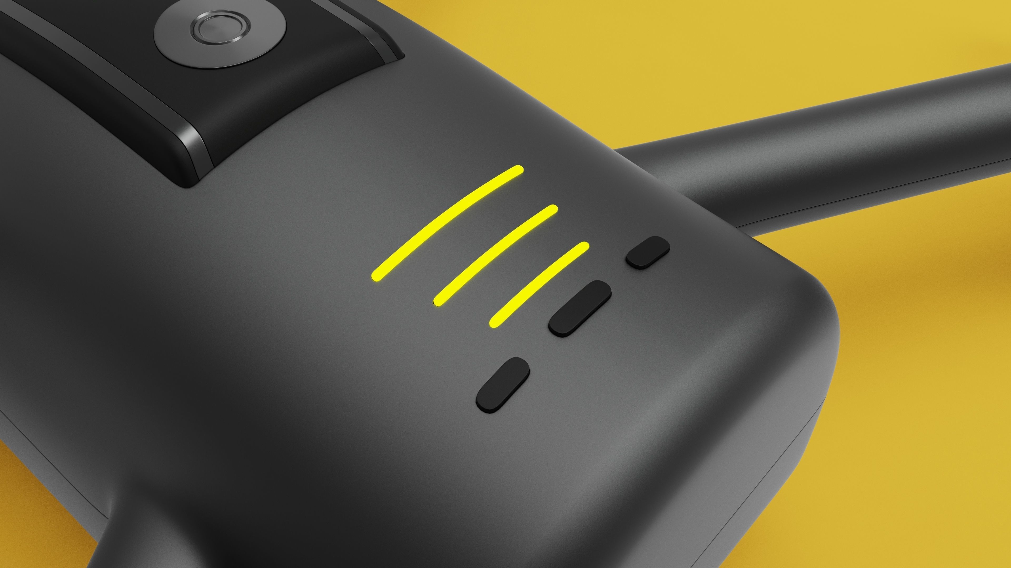 Black Drone 3D model_9