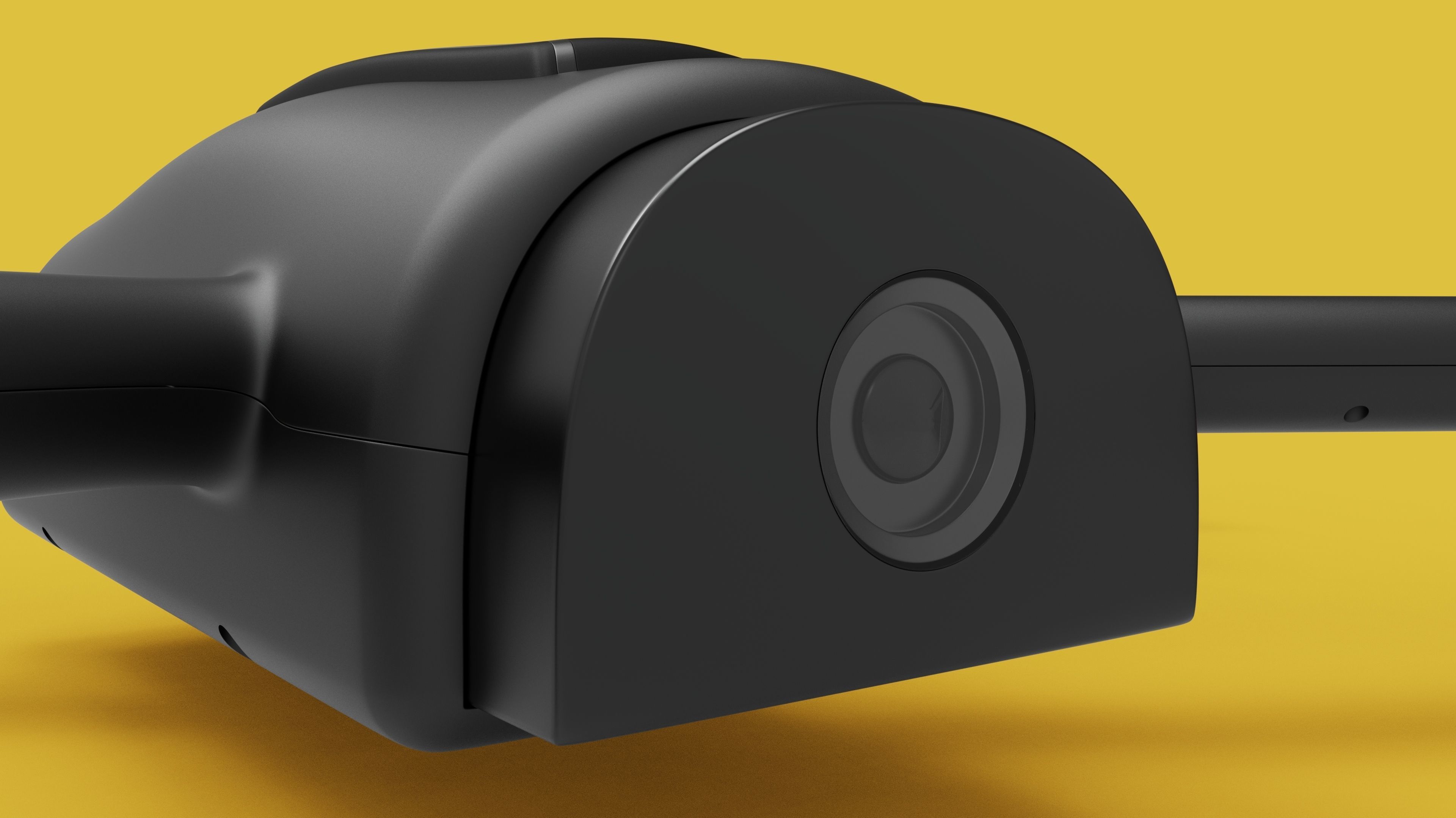 Black Drone 3D model_2