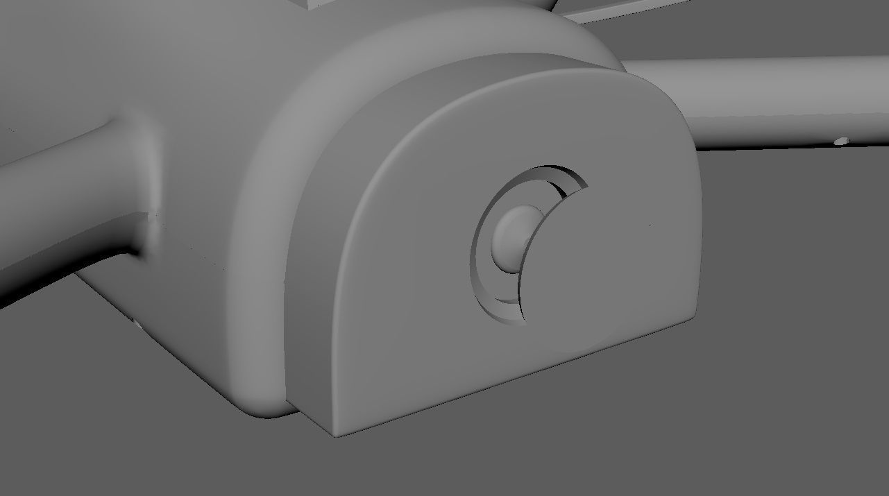 Black Drone 3D model_15