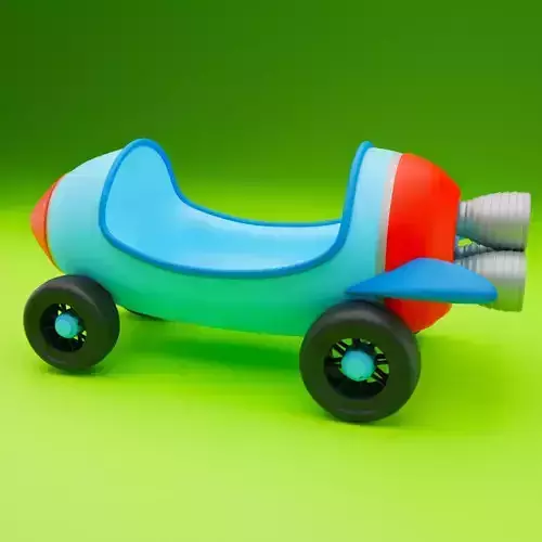Rocket toy car
