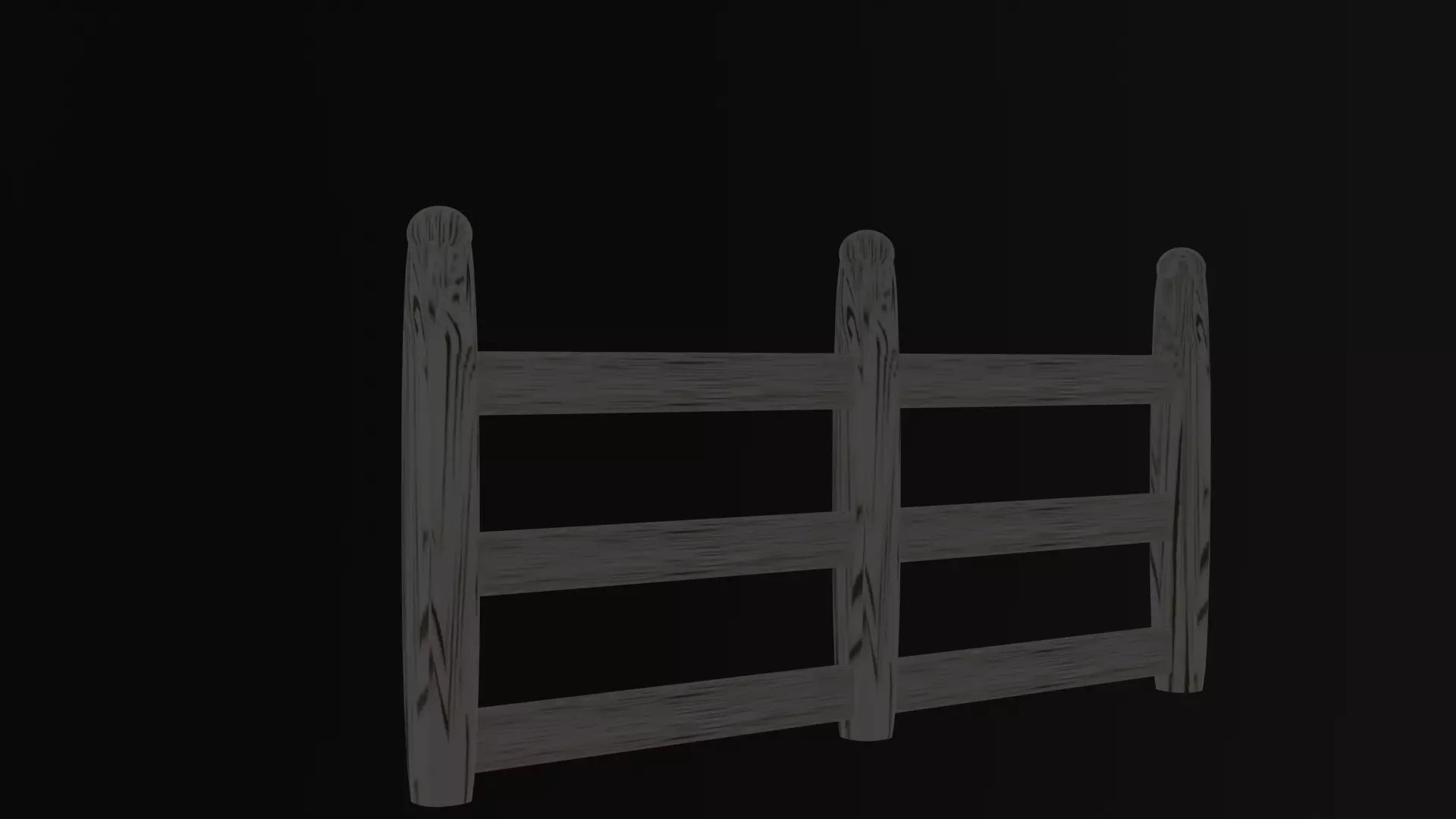 fance wooden fence Free 3D model
