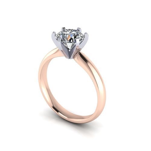 Luke Williams Solitaire Ring 3D print model