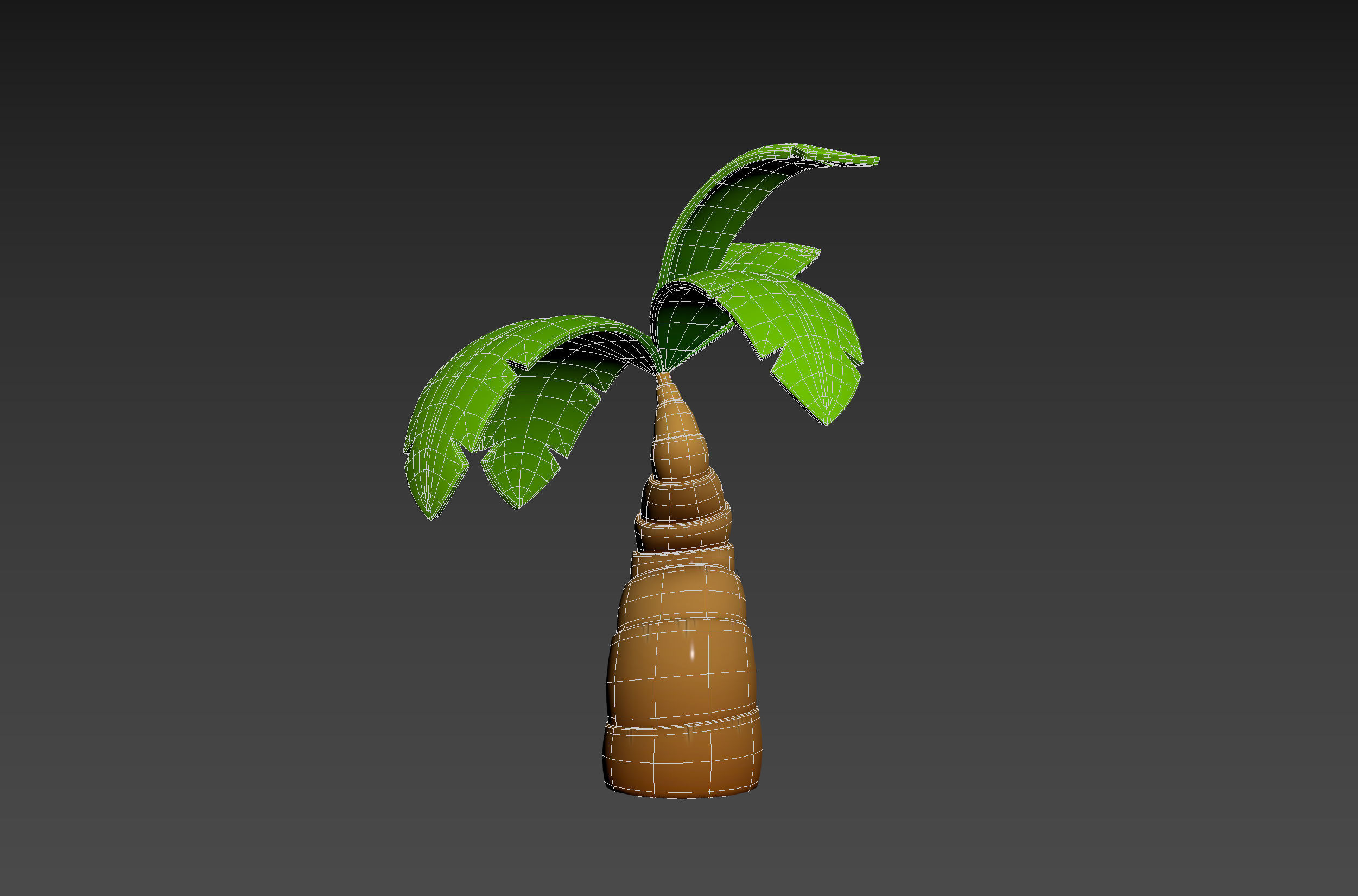 Cartoon Palm 001 3D model_19