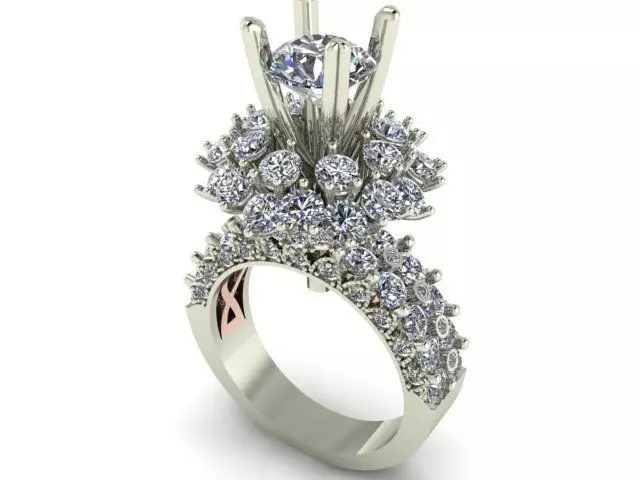 DIAMOND RINGS 3D print model_0