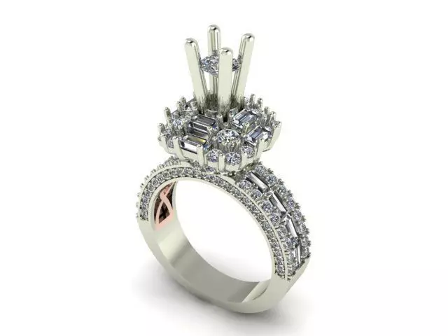 DIAMOND RINGS 3D print model_0