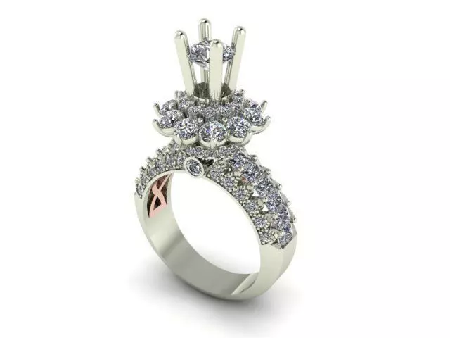 DIAMOND RINGS 3D print model_0