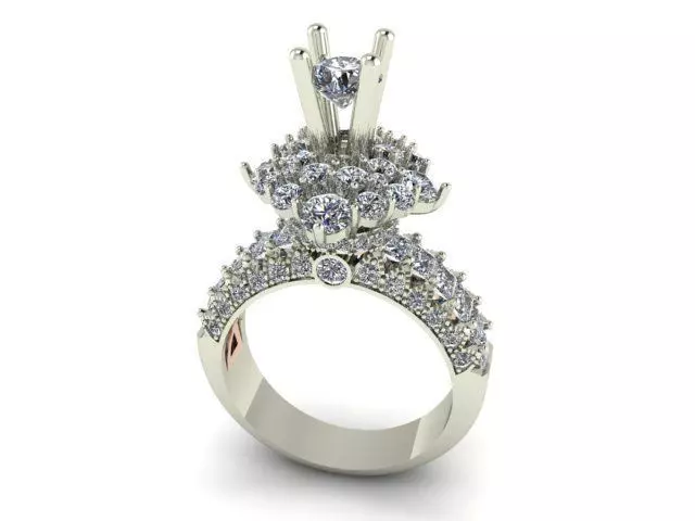 DIAMOND RINGS 3D print model_0