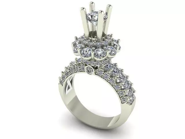 DIAMOND RINGS 3D print model_0