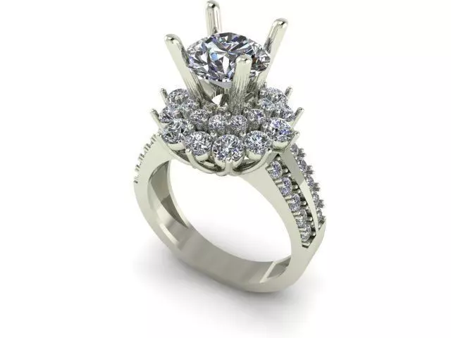 DIAMOND RINGS 3D print model_0