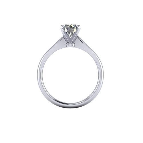 Solid Love Diamond Ring S13 3D print model