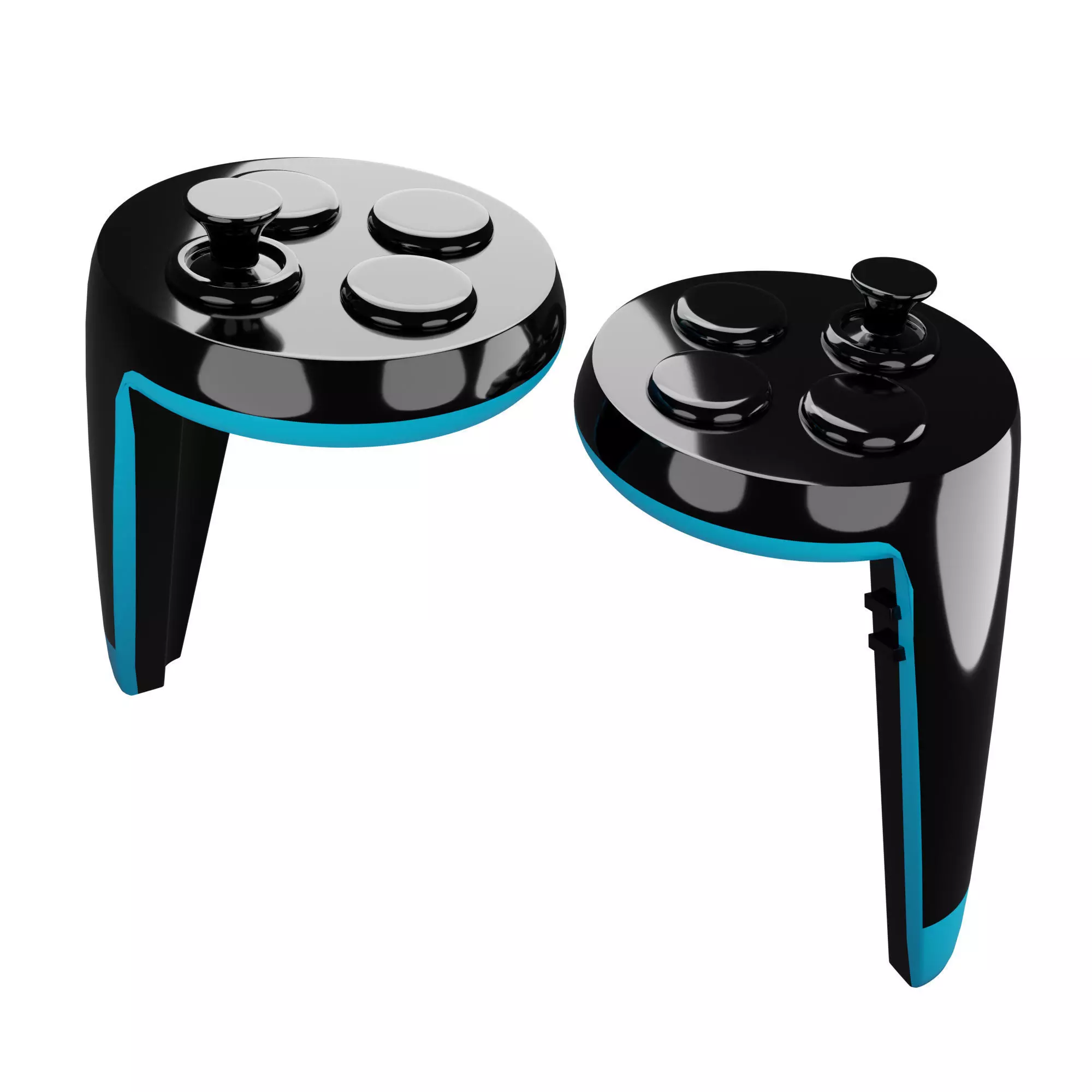 Metaverse Vr Controller Low-poly 3D model_0