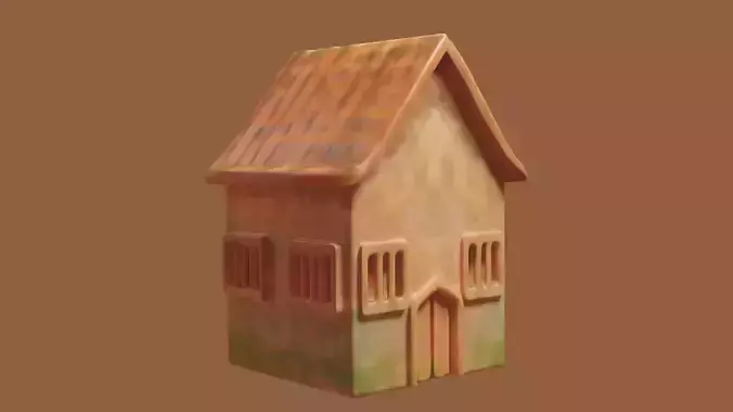 Cottage house 3D print model