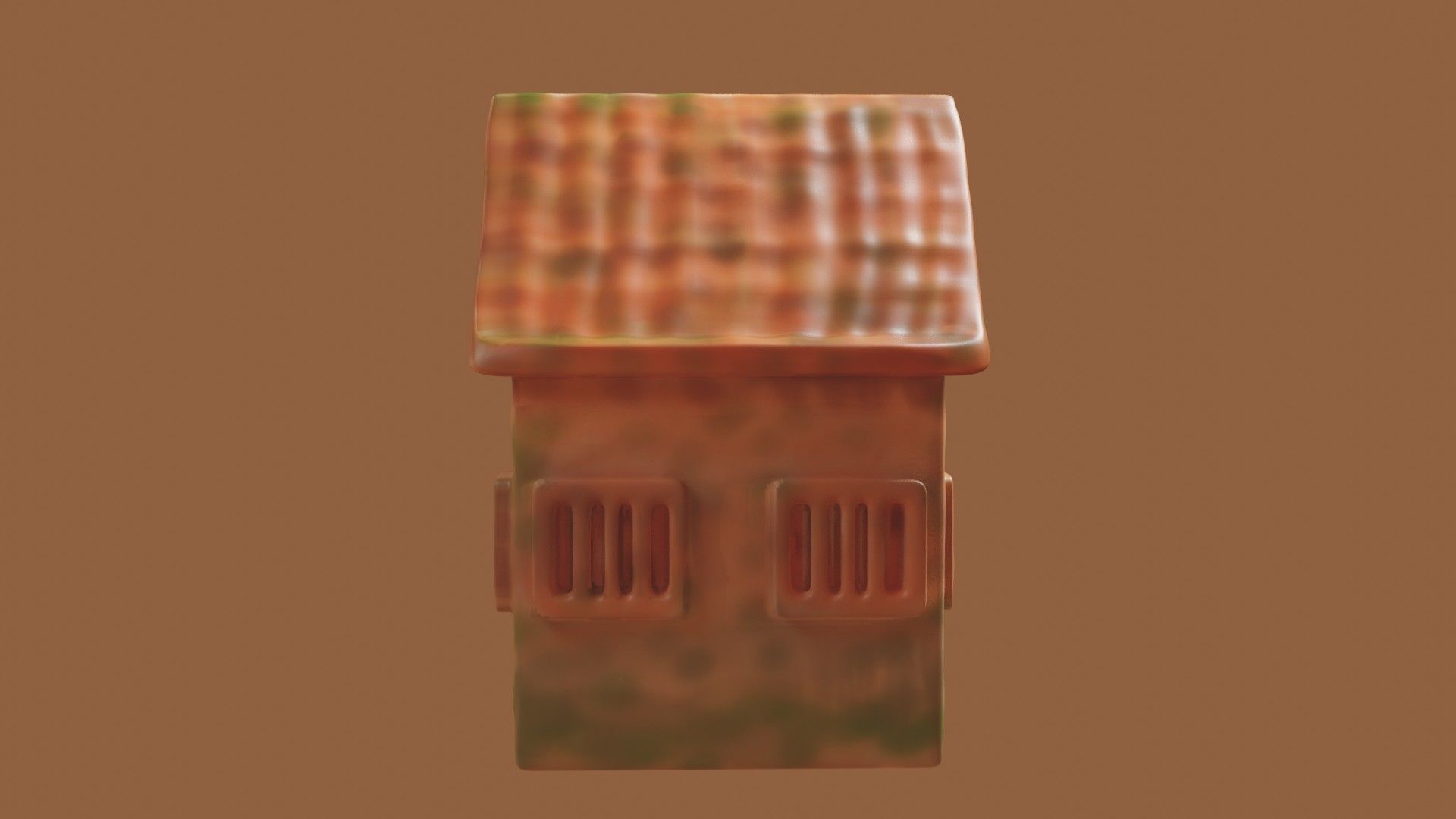 Cottage house 3D print model_1