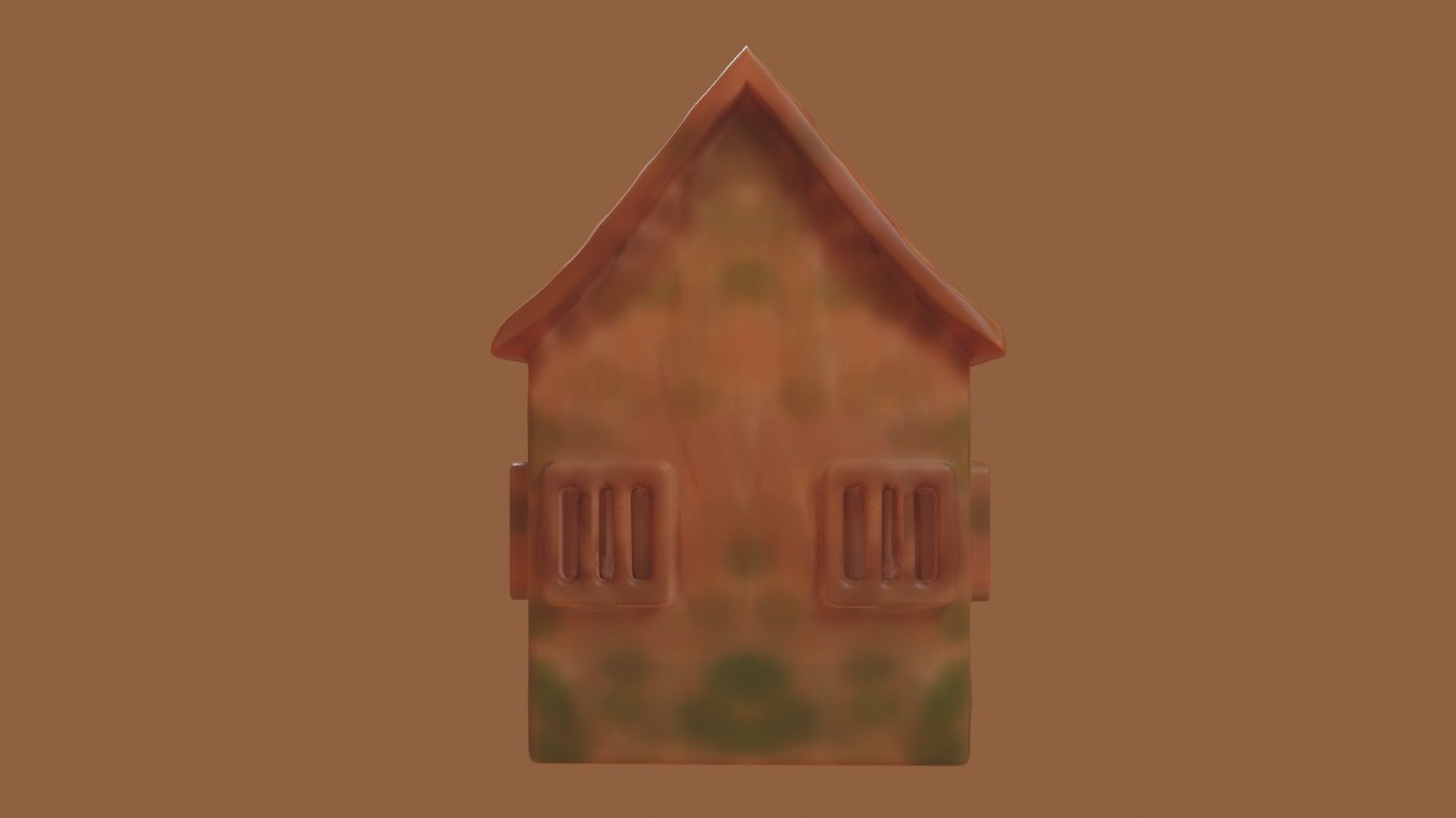 Cottage house 3D print model_2