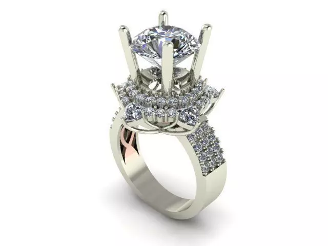 DIAMOND RINGS 3D print model_0