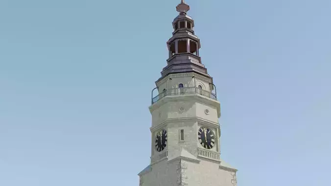 Tower roof renaissance 3D model