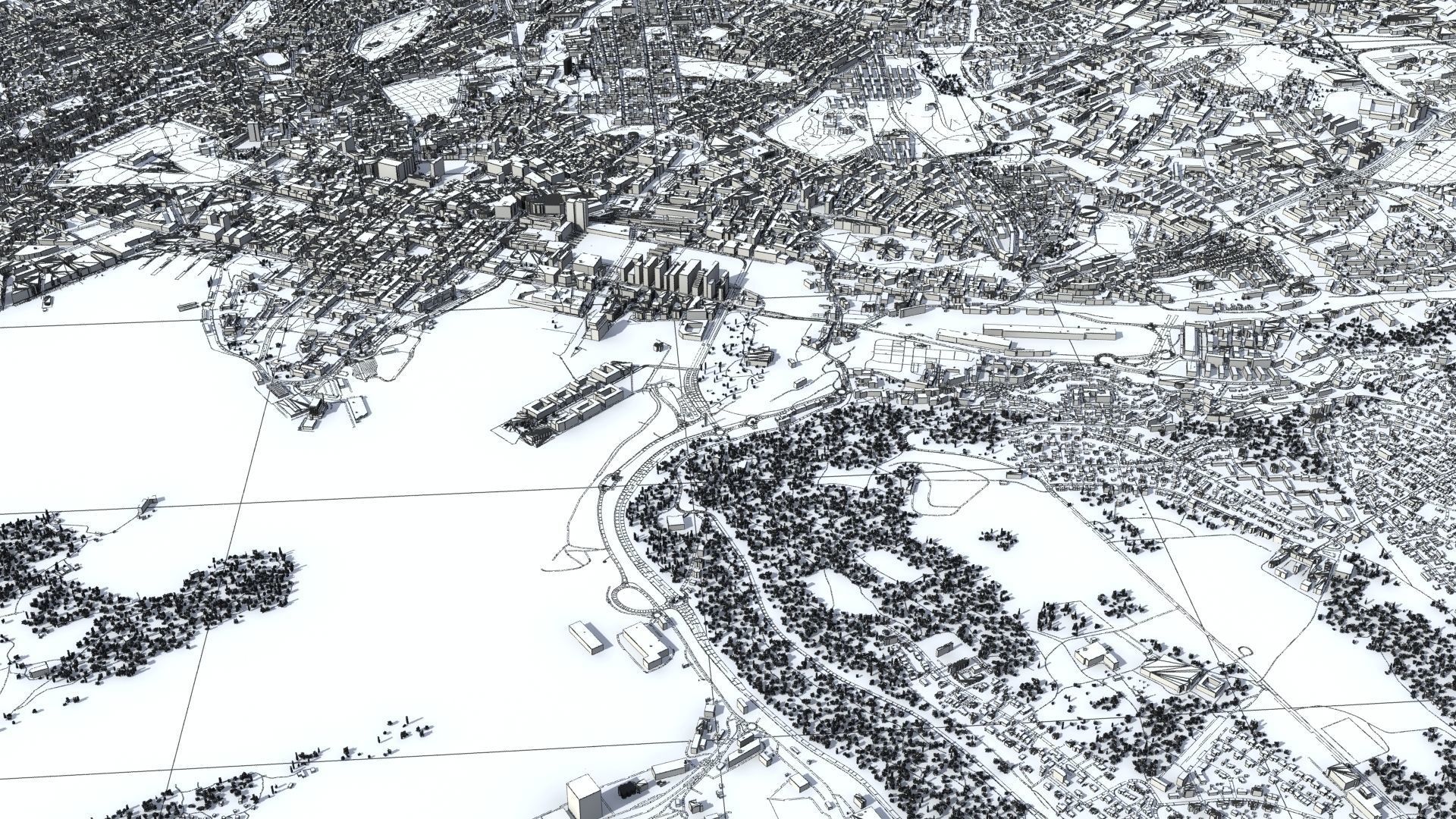 Oslo Norway Low-poly 3D model_48