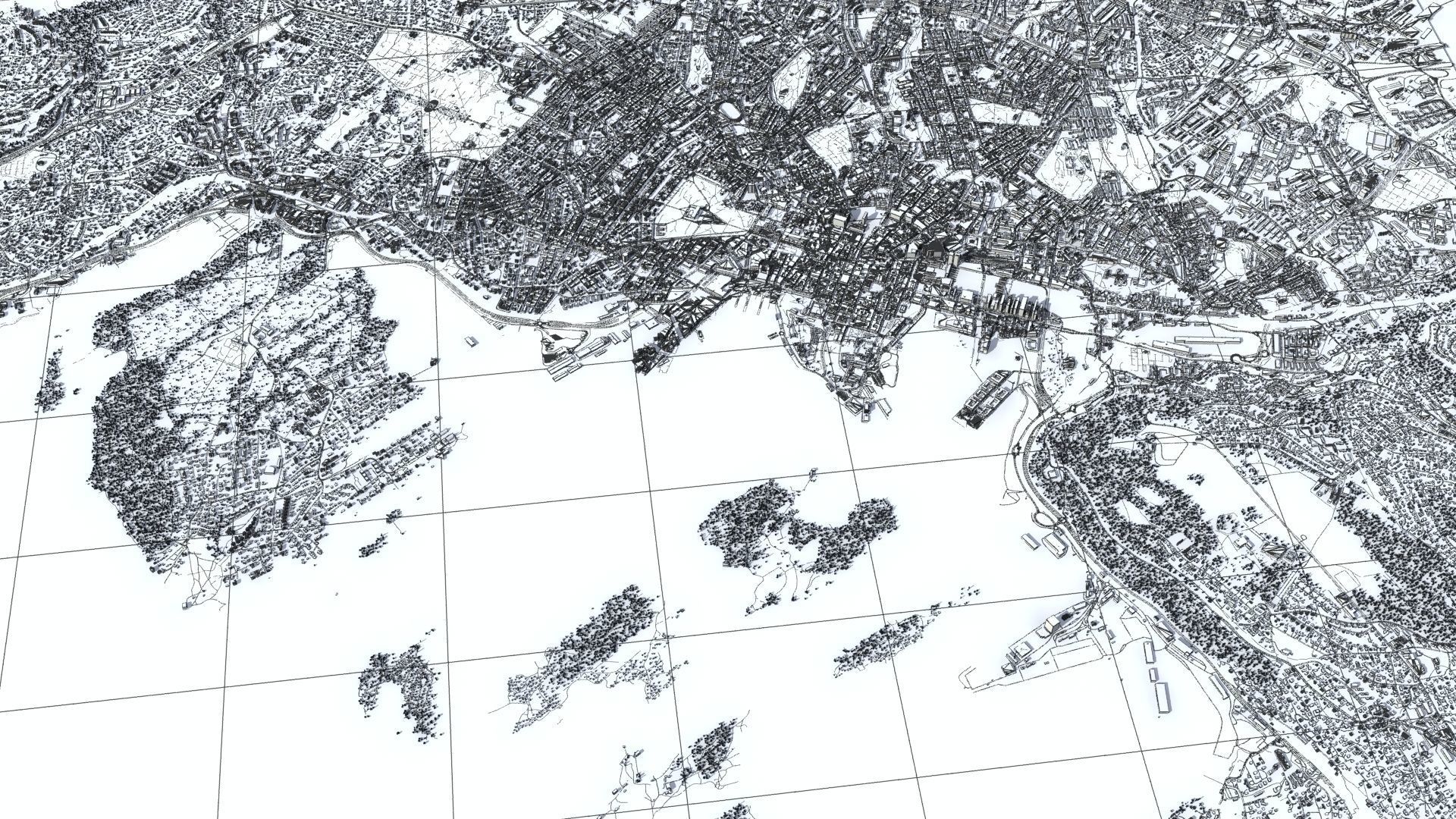 Oslo Norway Low-poly 3D model_50