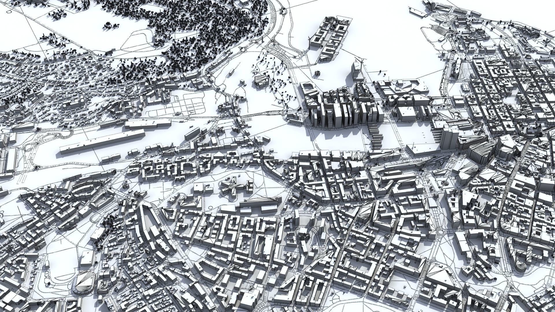 Oslo Norway Low-poly 3D model_47