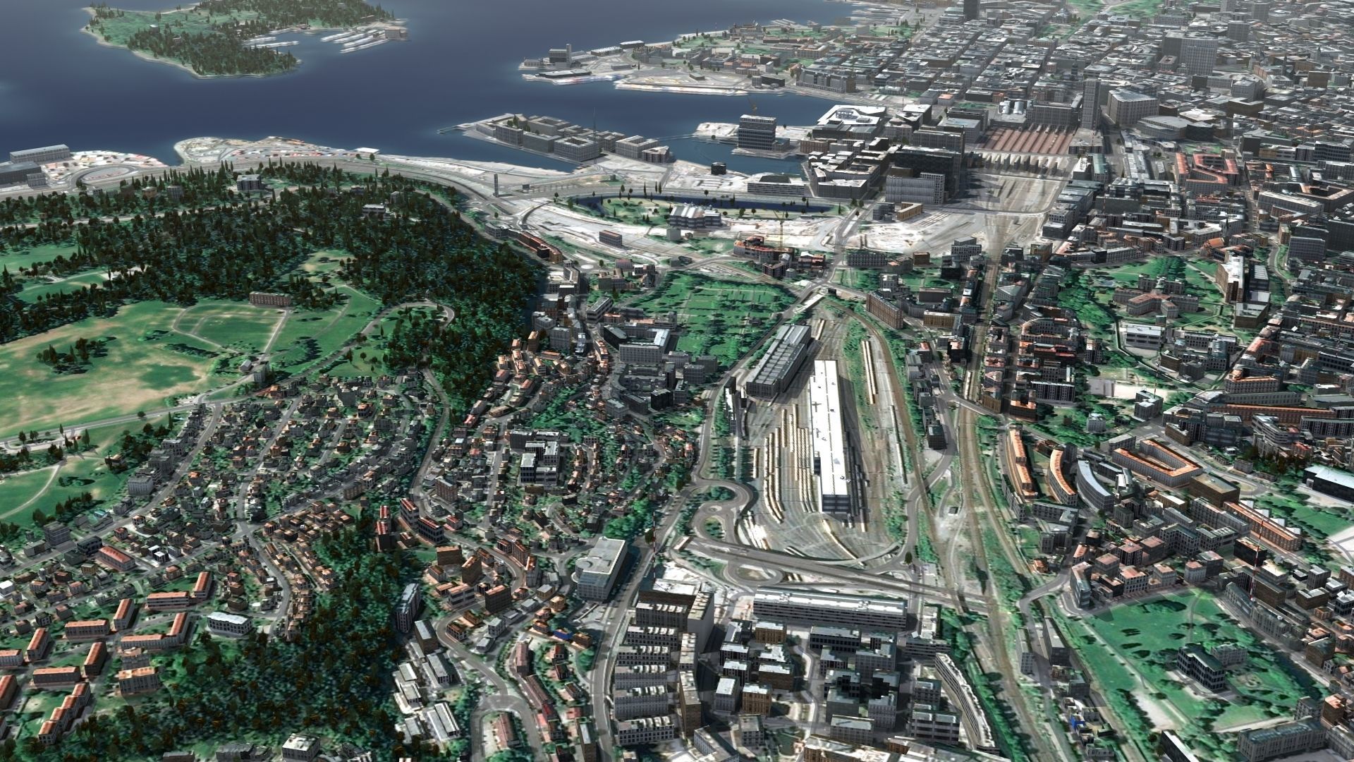 Oslo Norway Low-poly 3D model_7