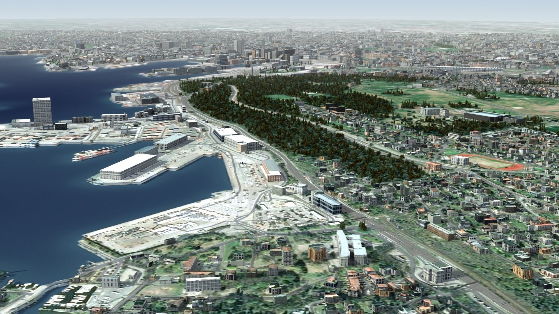 Oslo Norway Low-poly 3D model_14