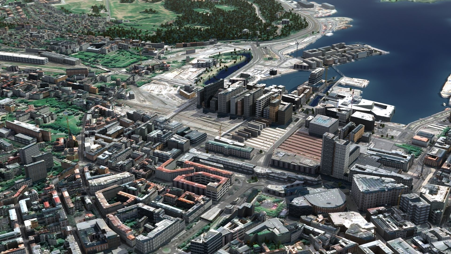 Oslo Norway Low-poly 3D model_23