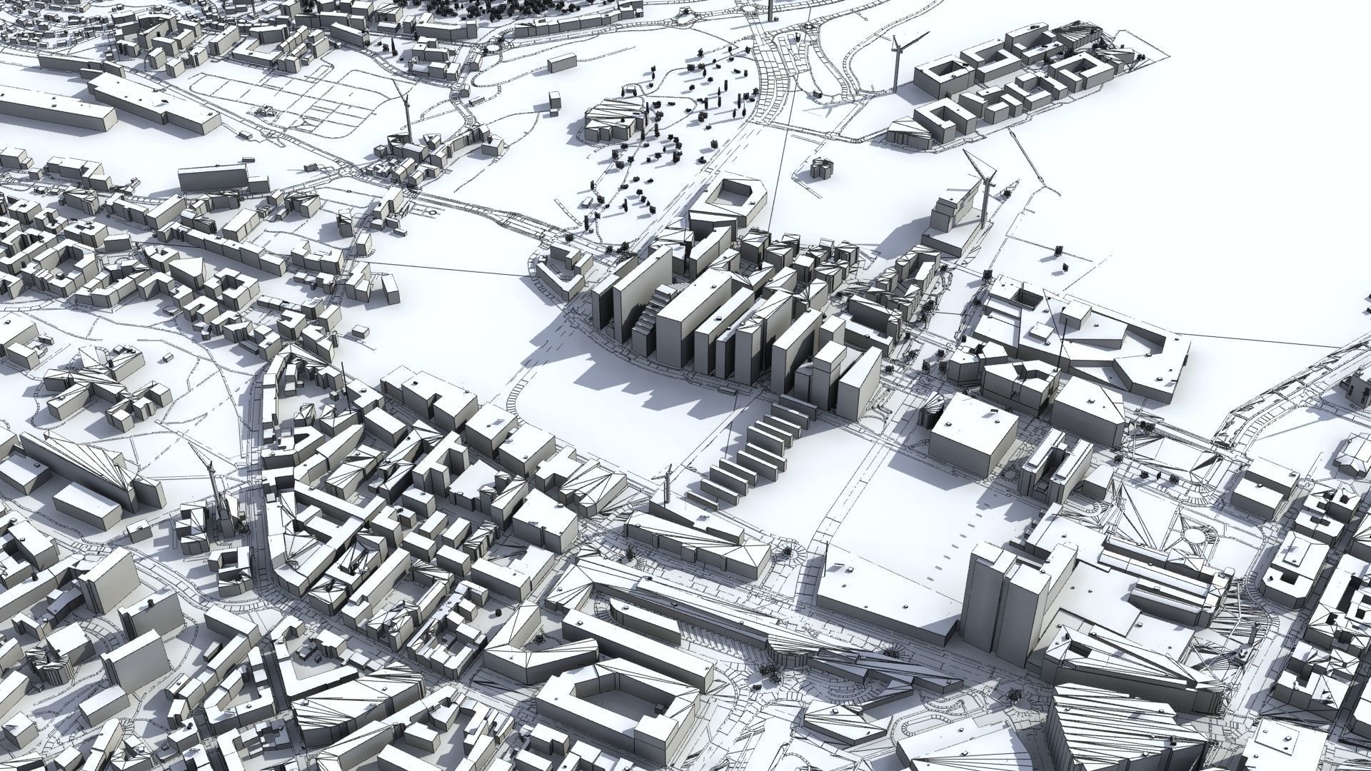 Oslo Norway Low-poly 3D model_42