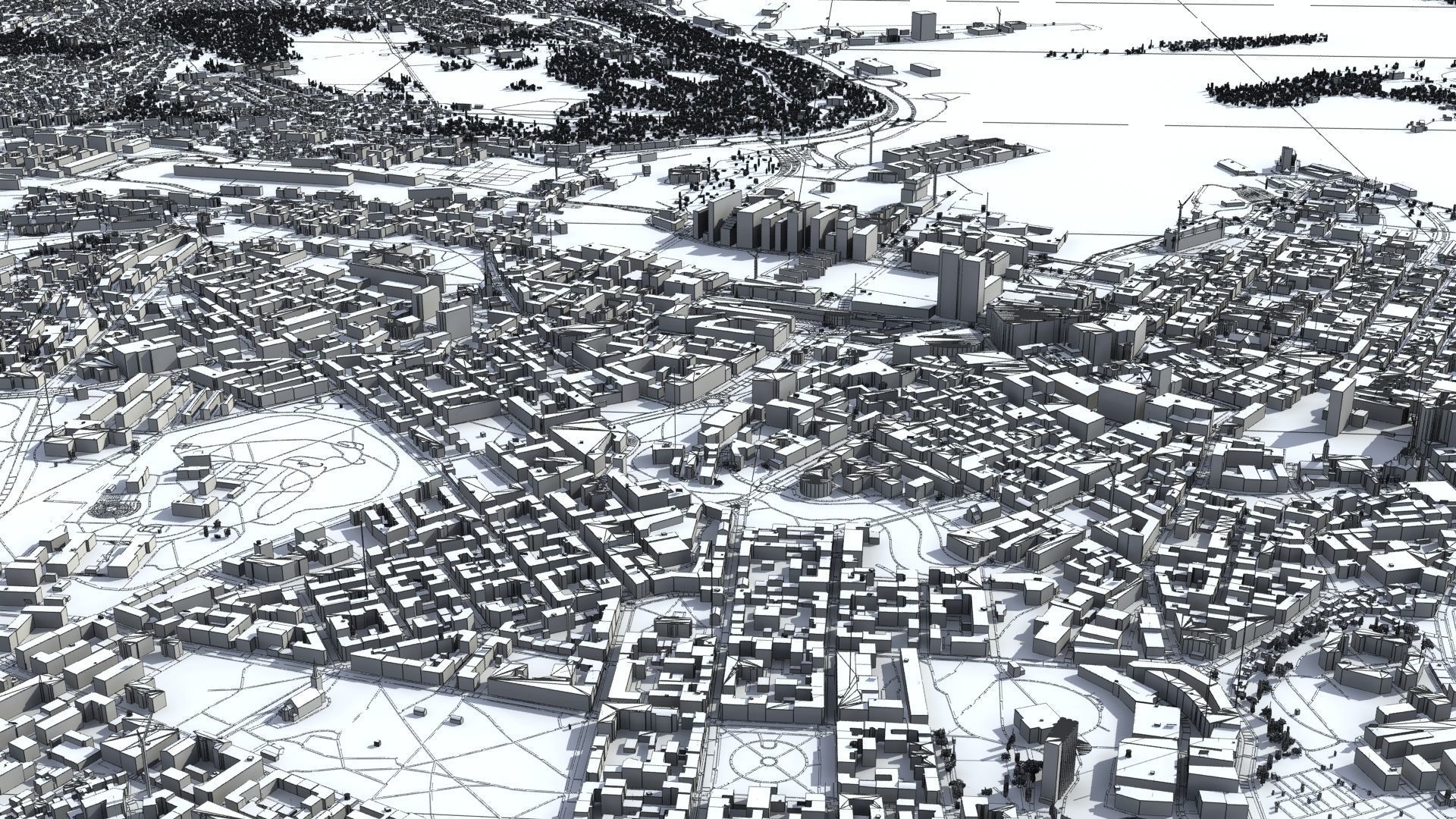 Oslo Norway Low-poly 3D model_51