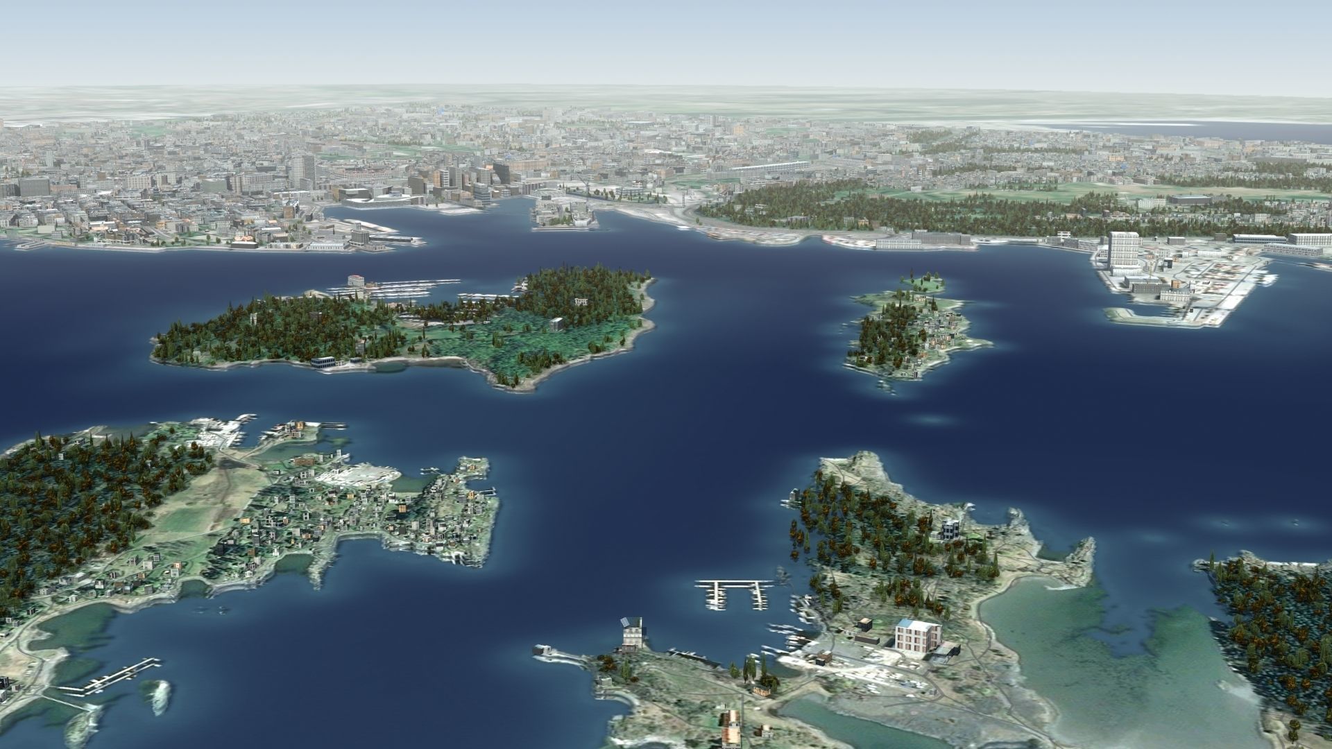 Oslo Norway Low-poly 3D model_10