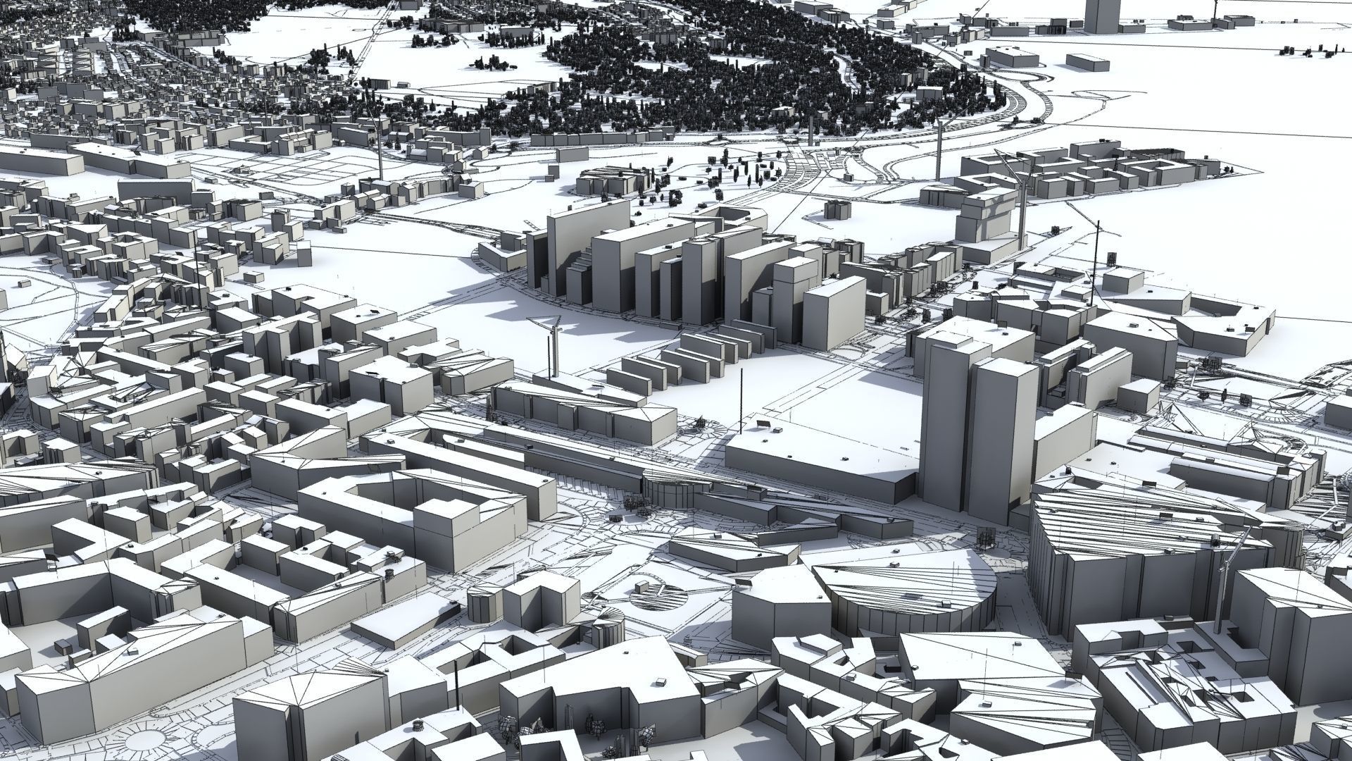 Oslo Norway Low-poly 3D model_45