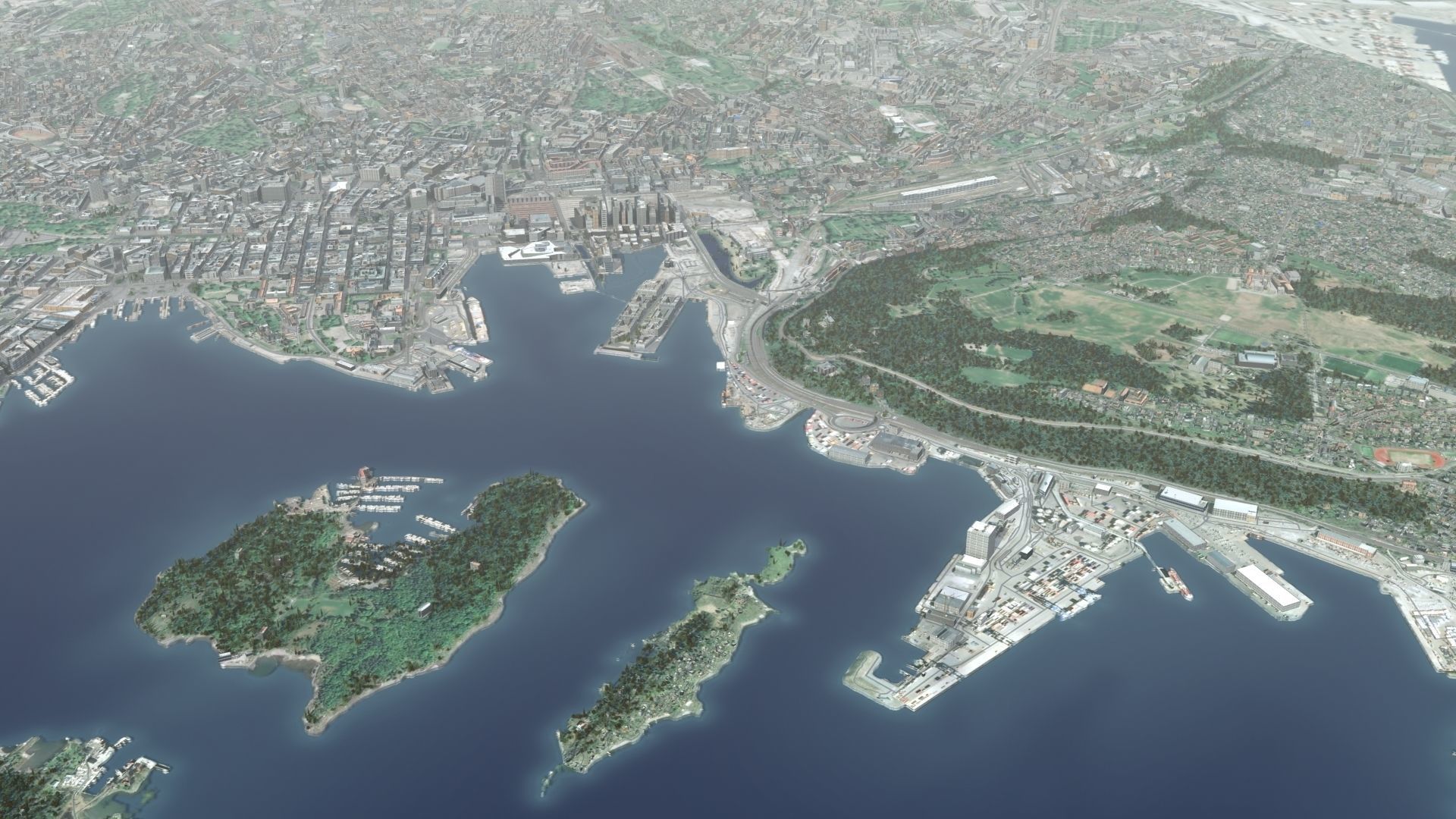 Oslo Norway Low-poly 3D model_18