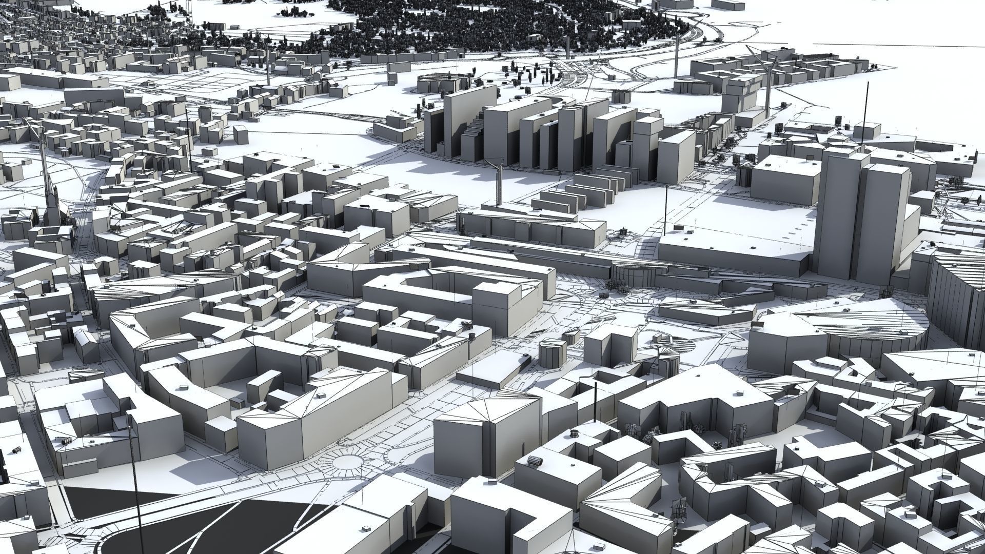 Oslo Norway Low-poly 3D model_49