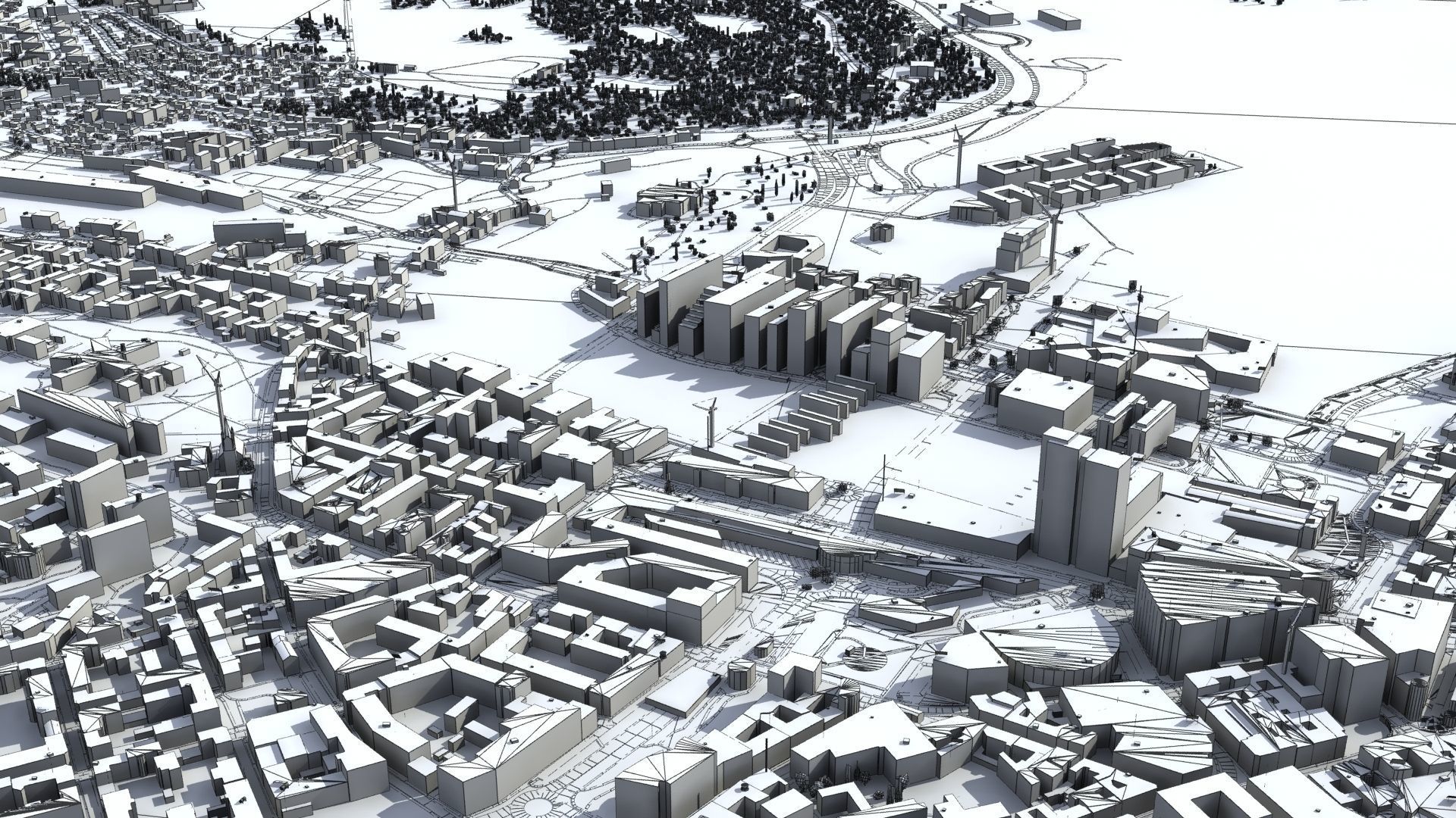 Oslo Norway Low-poly 3D model_46