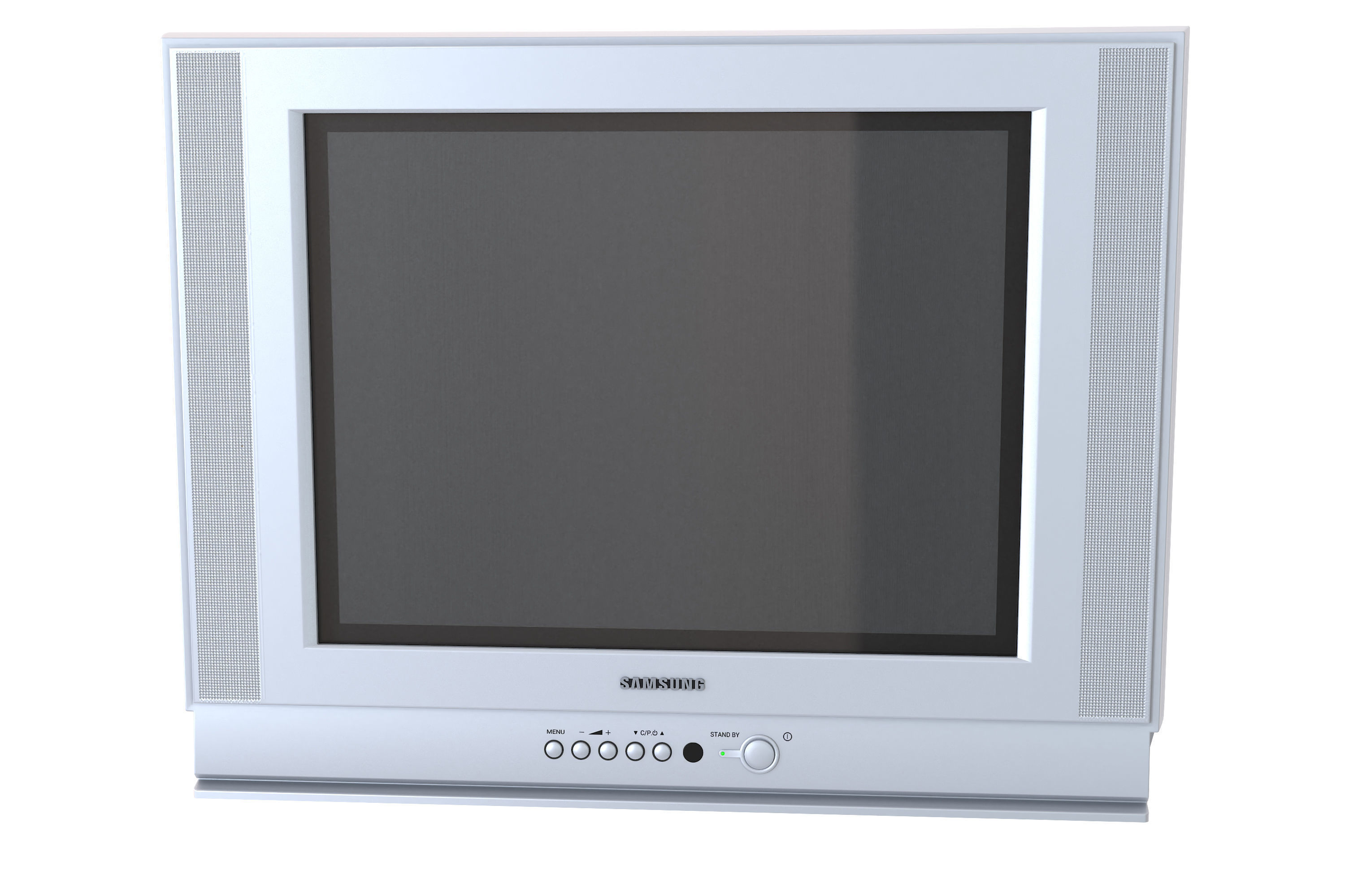 TV SAMSUNG CS -21K3MJQ Low-poly 3D model_14