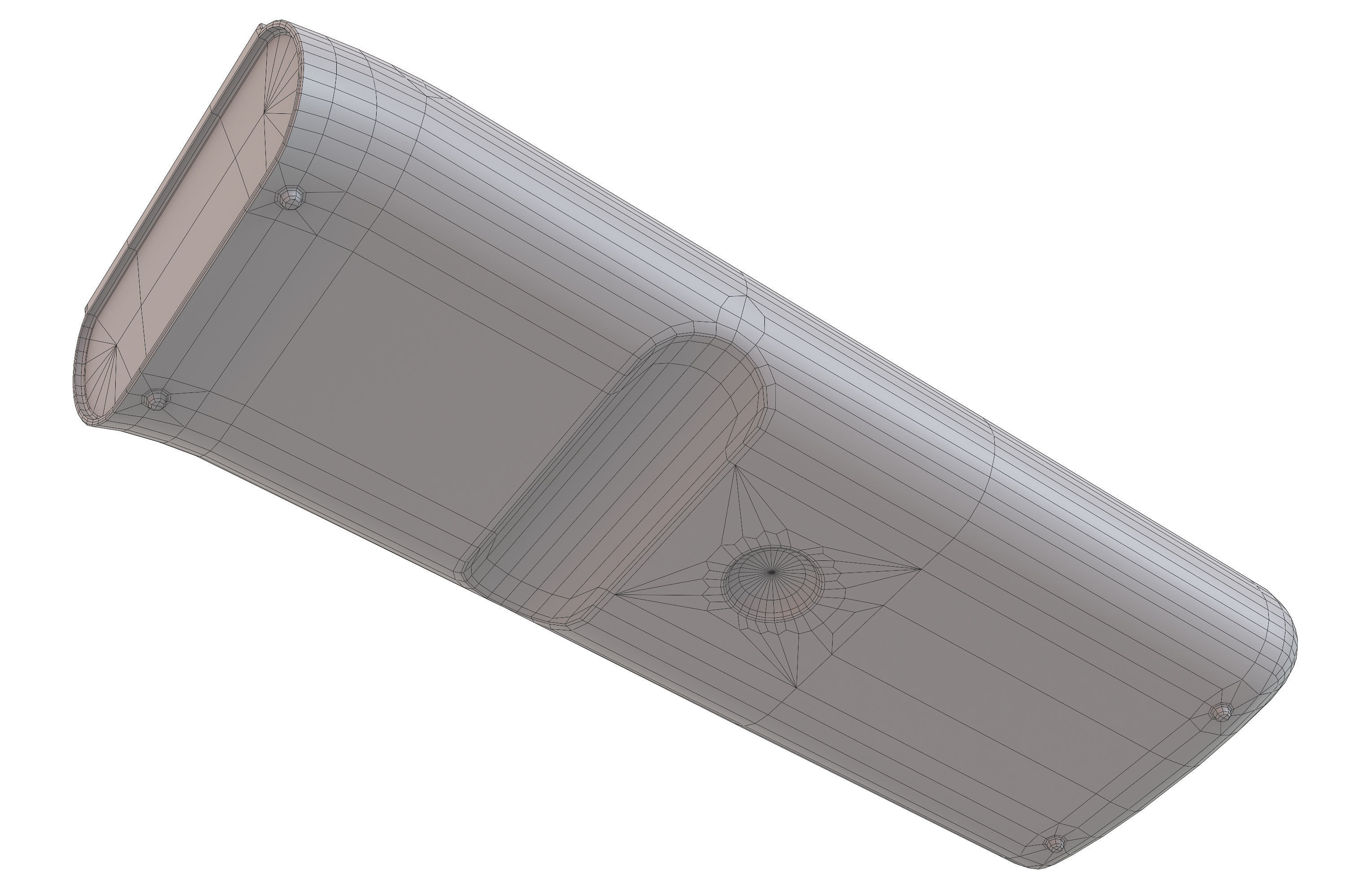 TV SAMSUNG CS -21K3MJQ Low-poly 3D model_22