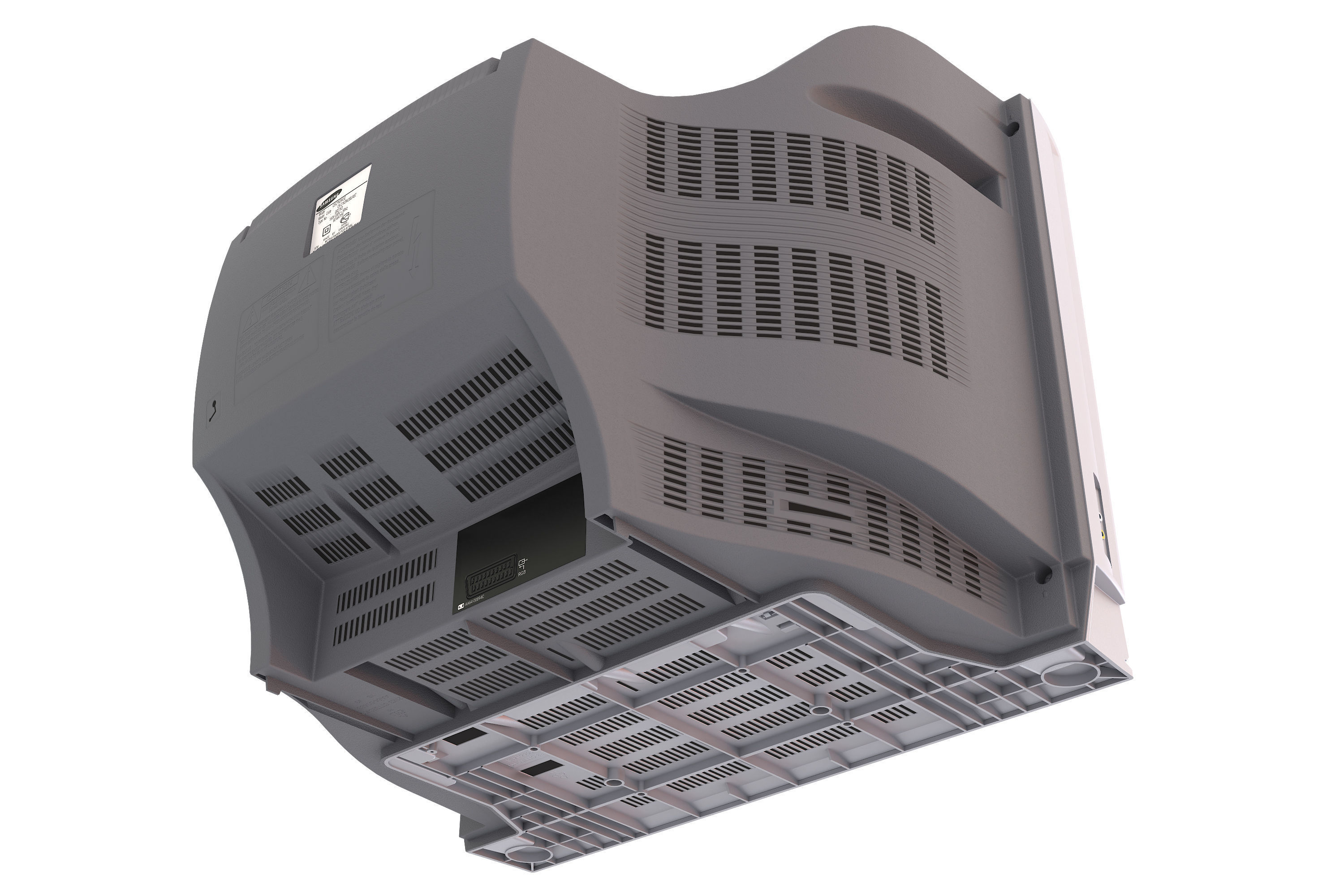 TV SAMSUNG CS -21K3MJQ Low-poly 3D model_16