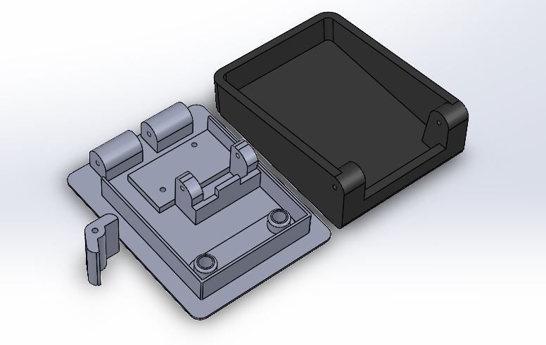 3d printable pedal for V-156-1C25 micro switch 3D print model_1